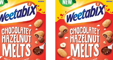 Weetabix扩大了Melts产品组合推出了榛子变体