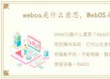 webos是什么意思，WebOS是什么