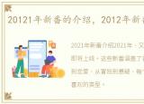 20121年新番的介绍，2012年新番粗略汇总