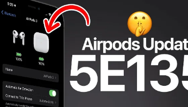 AppleAirPods5E135固件更新发布