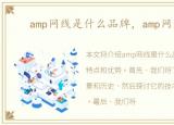 amp网线是什么品牌，amp网线价格