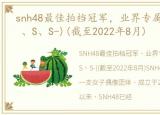 snh48最佳拍档冠军，业界专属女优介绍(S 、S、S-)(截至2022年8月)