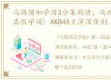 马路须加学园3分集剧情，马路须加学园(真假学园) AKB48主演深夜剧系列 全7季