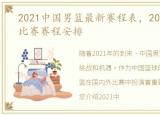 2021中国男篮最新赛程表，2021中国男篮比赛赛程安排