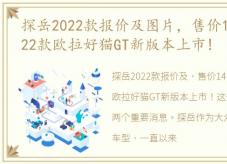 探岳2022款报价及图片，售价14.9万元,2022款欧拉好猫GT新版本上市!