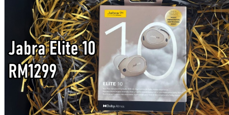 JabraElite10真无线耳机马来西亚发布配备杜比和ANC售价RM1299