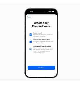 如何在装有iOS17的iPhone或iPad上创建个人语音