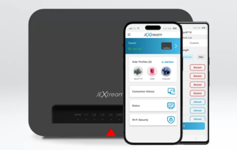使用JEXtreamFX20Wi-Fi6家长控制路由器控制互联网访问
