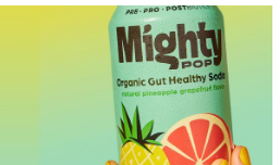 MightyPop带来新型肠道友好苏打水