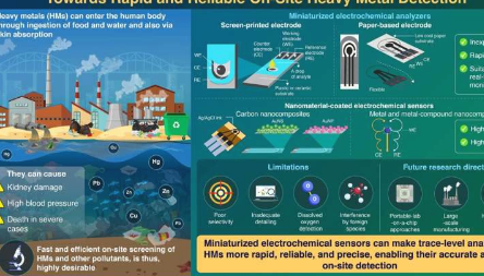 研究人员审查用于快速重金属检测的小型电化学传感器技术