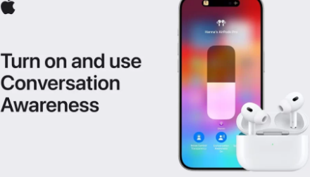 如何通过AirPodsPro使用对话感知