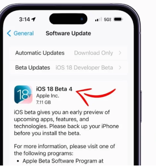 AppleiOS18Beta4iOS18公开Beta2预计发布日期