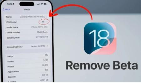 如何删除测试版并安装iOS18分步指南