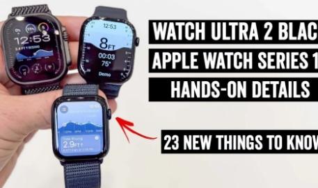 AppleWatchSeries10和AppleWatchUltra2黑色版实际使用情况