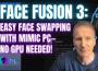 终极人工智能换脸器Facefusion3.0的最新功能将让你大吃一惊